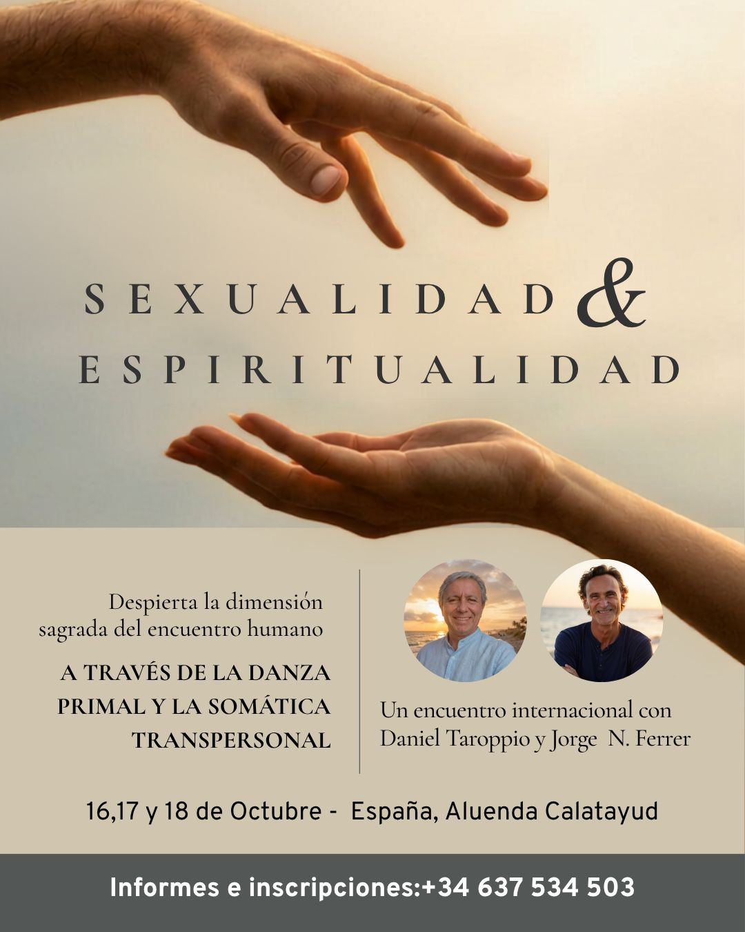 Sexualidad & Espiritualidad — encuentro con Daniel Taroppio y Jorge N. Ferrer